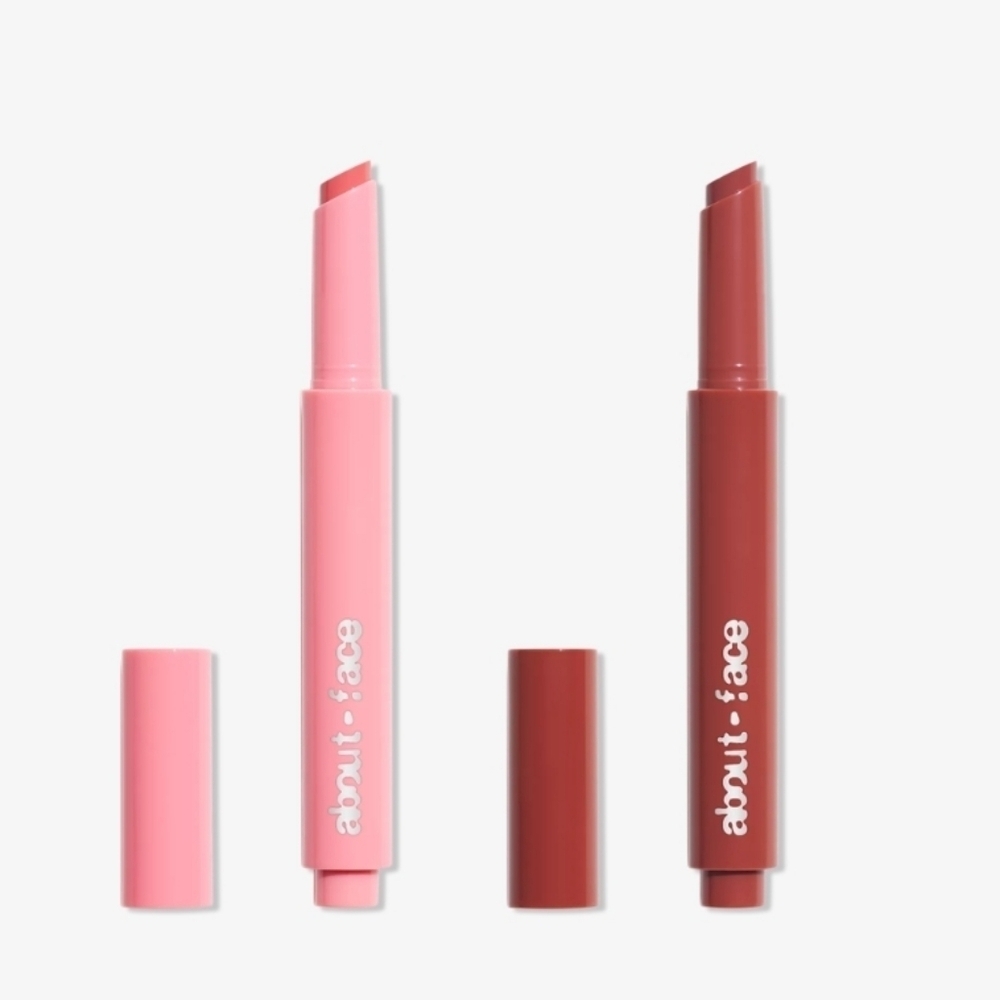 About Face Cherry Pick: The Minis Lip Color Butter - Pink Pina & Kiwi Fuzz, NIB